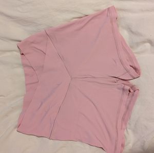 Aerie Offline crossover bike shorts pink size XL